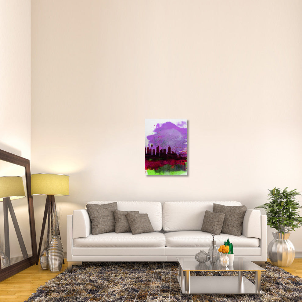 "Sydney Watercolor Skyline 2" Fine Art Print