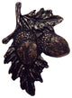 Acorns On Branch Cabinet Knob, Oil Rubbed Bronze