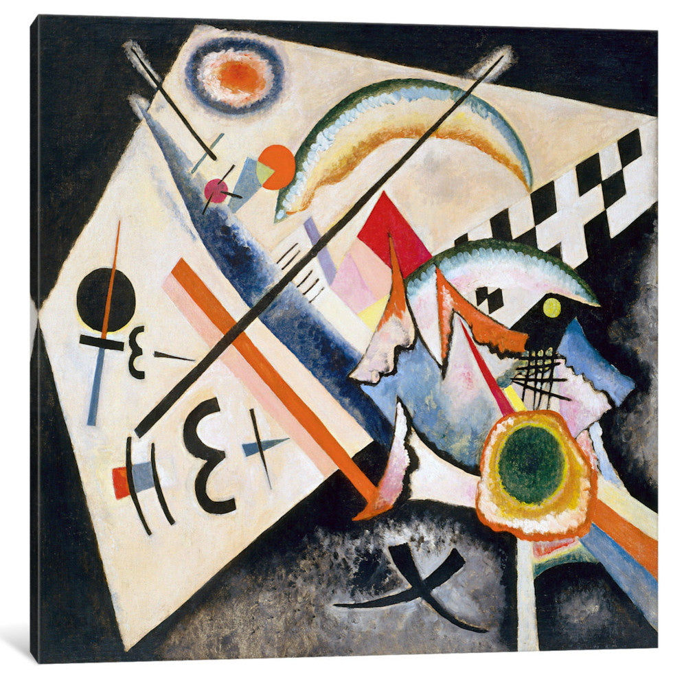 "White Cross" Wrapped Canvas Art Print, 12x12x1.5