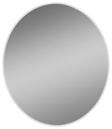 Frameless Round Beveled Mirror