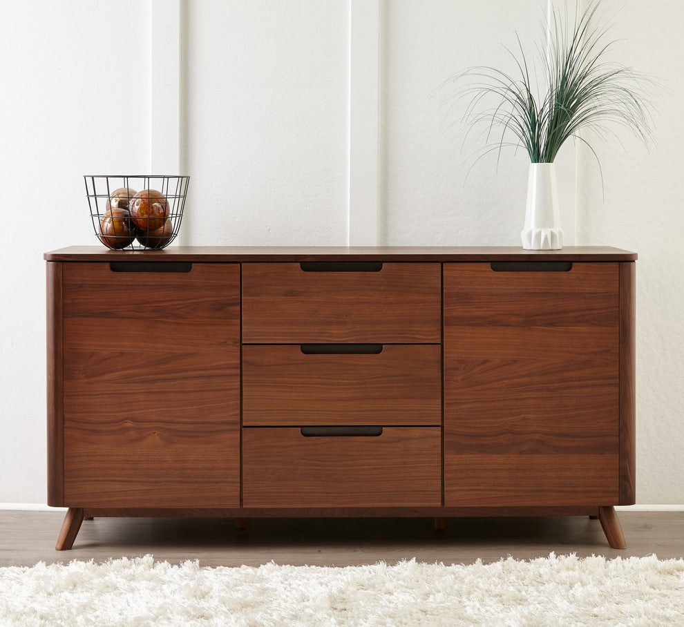 Tahoe Collection American Walnut 3-Section Sideboard