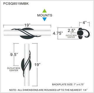 Quoizel PCSQ8519 Serenade 19"W LED Bath Bar - Polished Chrome