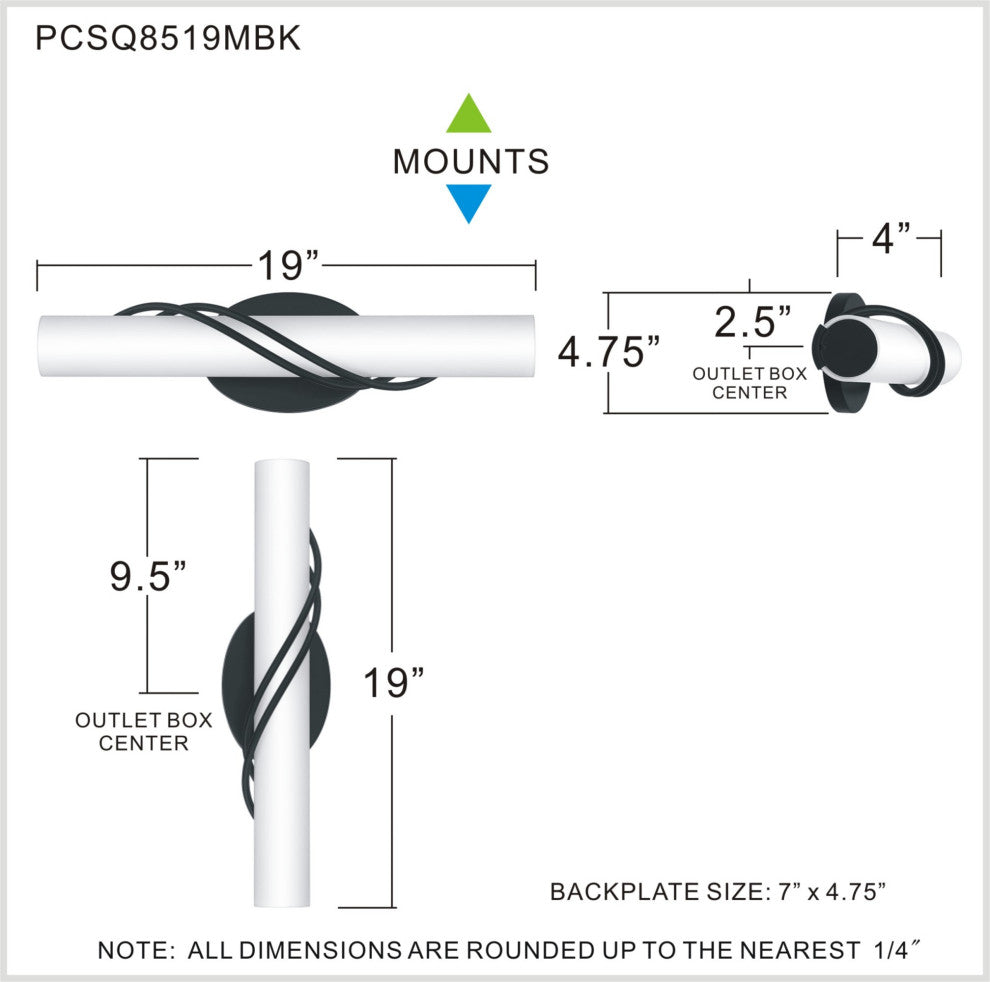 Quoizel PCSQ8519 Serenade 19"W LED Bath Bar - Polished Chrome