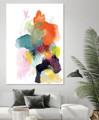 Playful World - 72 x 54 by Niya Christine