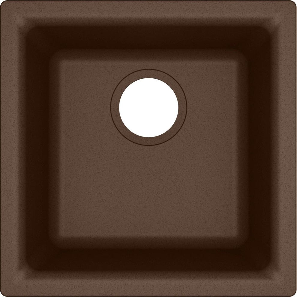 Elkay 15 3/4" Single Bowl Drop In/Undermount Bar/Prep Kitchen Sink, ELG1616MC0