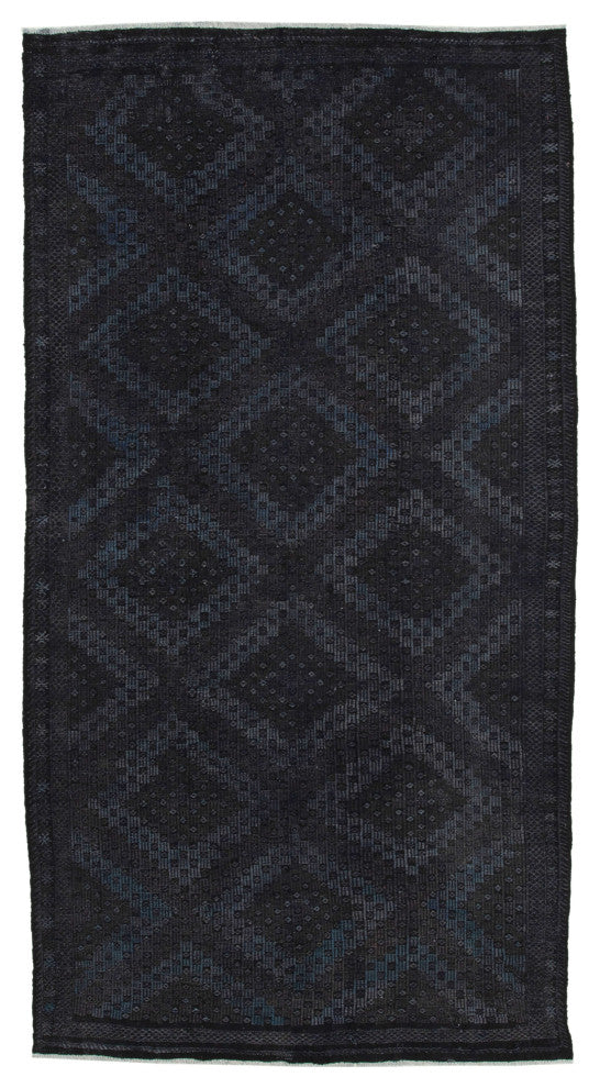 Rug N Carpet - Handmade Oriental 5' 3'' x 10' 4'' Vintage Wool Kilim Rug