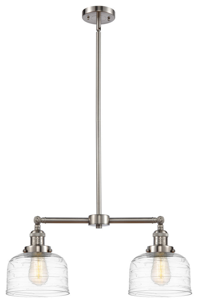INNOVATIONS 209-SN-G713 2-Light Island Light Brushed Satin Nickel