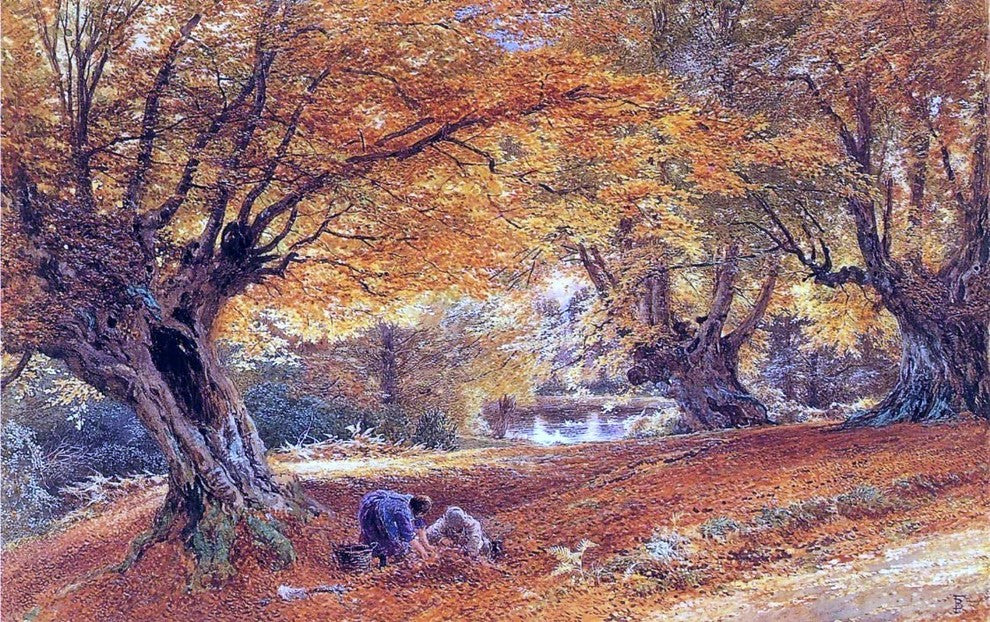 Myles Birket Foster Burnham Beeches Wall Decal