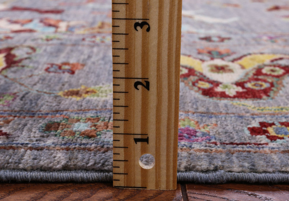 5' 8" X 8' 1" Persian Tabriz Hand Knotted Wool Rug Q7518