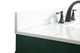 Home Living Modern Natural Oak-Light Bathroom Vanity, Green, 42"