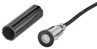 Hinkley Sparta Dot Small Stainless Steel Led Round Button Light, Black