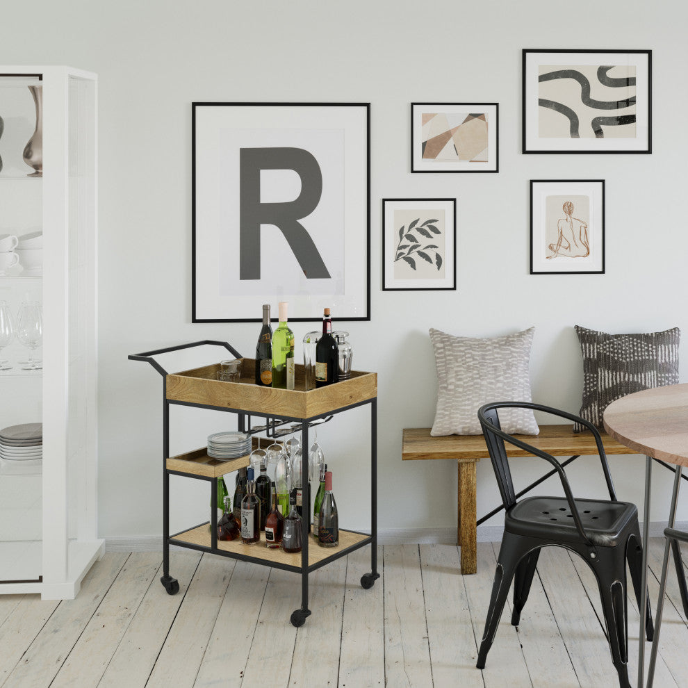 Barnes 29 inch Bar Cart