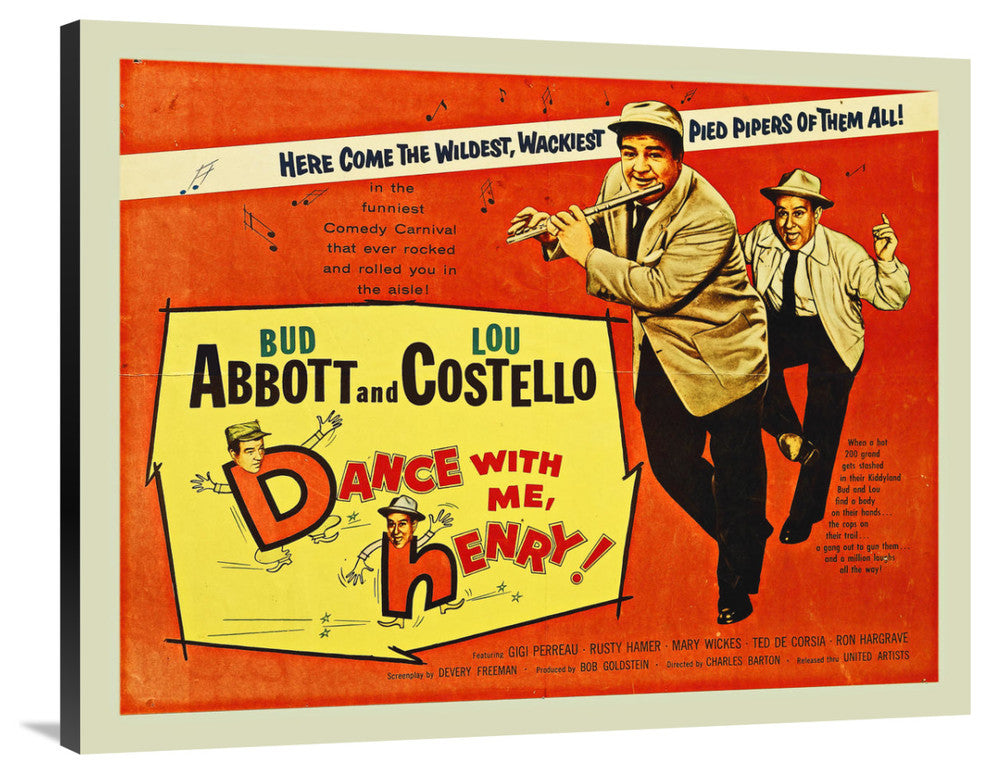 Abbott and Costello, Dance With Me Henry, 40x32