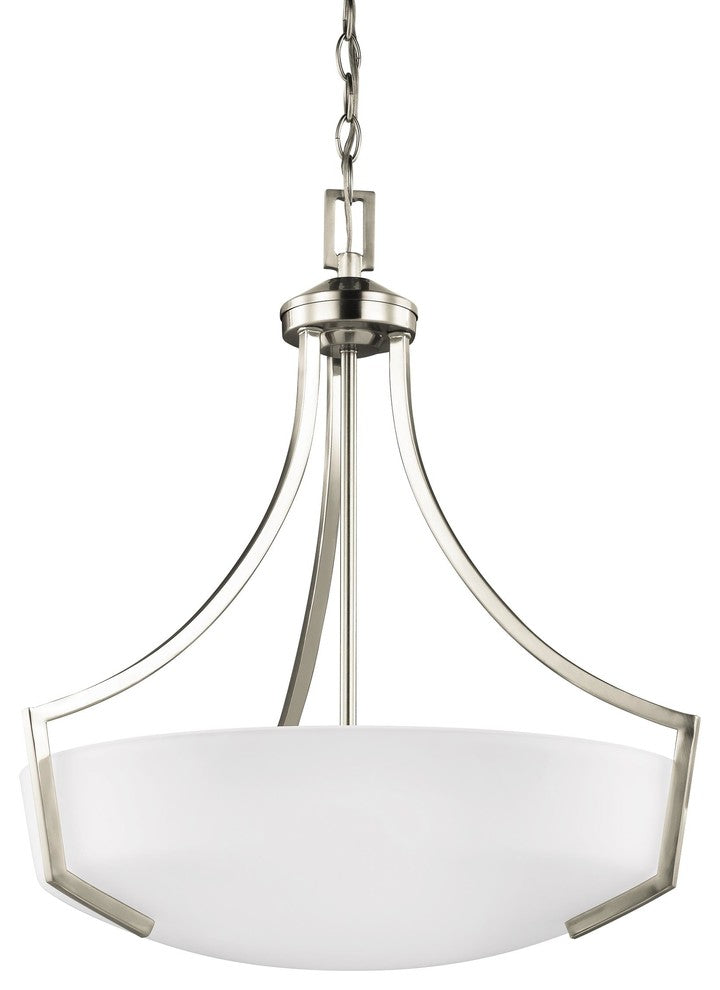 Generation Lighting Lighting 3-Light Pendant, Brushed Nickel