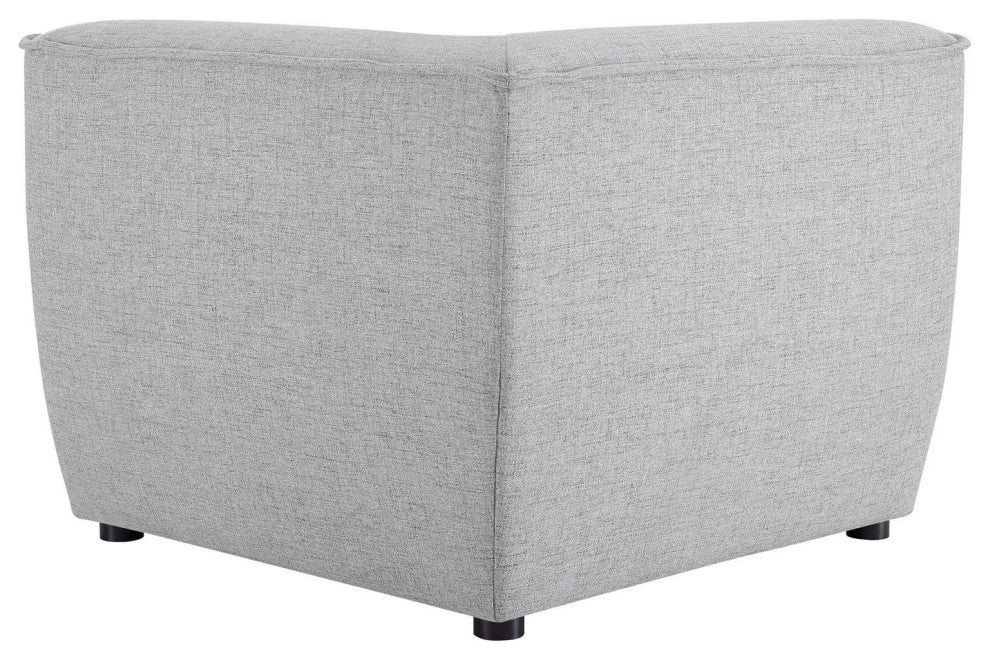 Comprise Corner Sectional Sofa Chair Light Gray