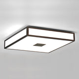 Astro Mashiko 400 Square, Dimmable Bathroom Ceiling Light (Bronze)