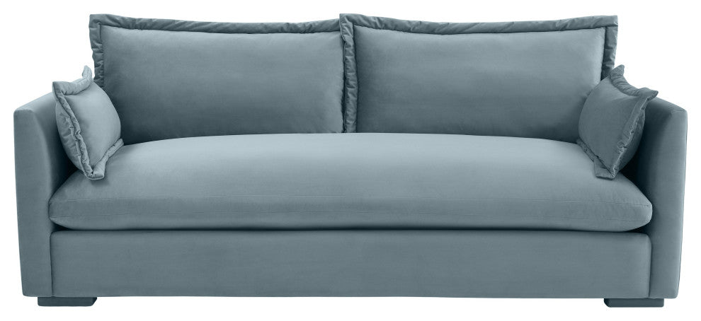 Freya Bluestone Velvet Sofa