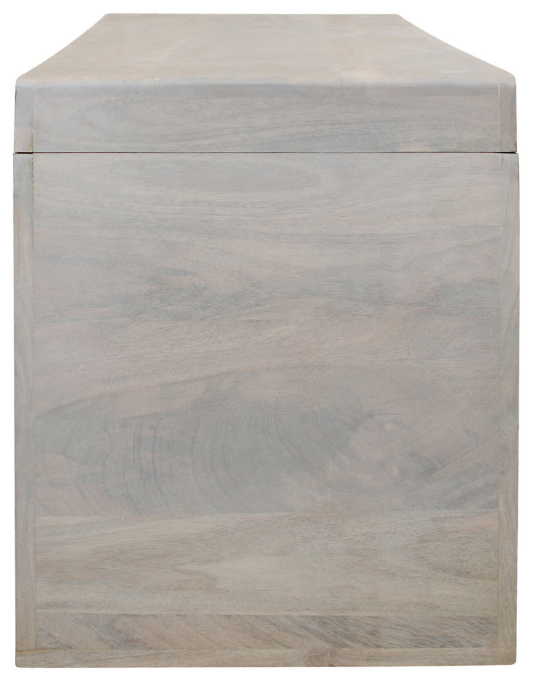 East at Main Karson Mango Wood Bench, Light Natural