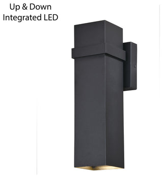 Lavage 4" LED Outdoor Wall Light Textured Black