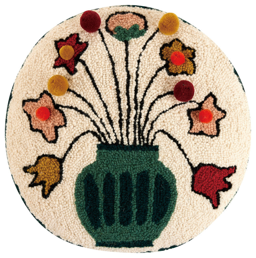 You Deserve Some Flowers W/Tassels Hook Pillow