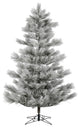 Flocked Alder Long Needle Pine Artificial Christmas Series , Unlit, 10'