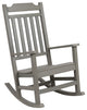 Winston All-Weather Poly Resin Rocking Chair in Gray