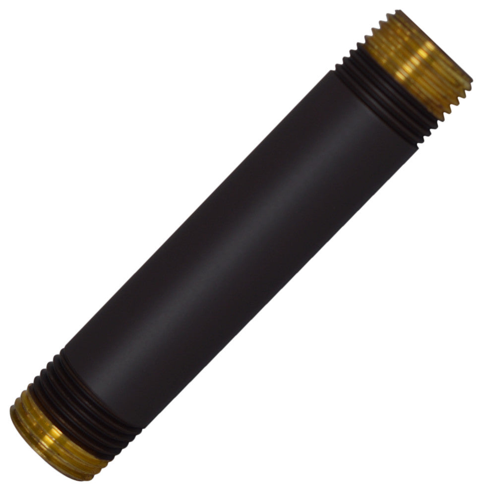 1/2"x4" IPS Pipe Nipple, Matte Black