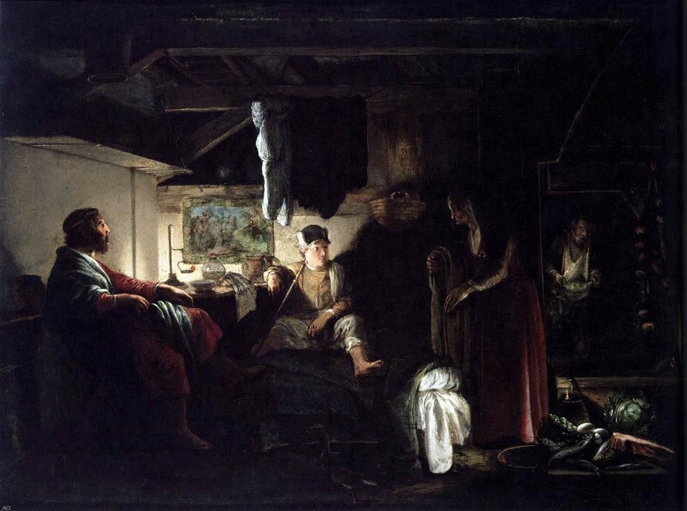 Adam Elsheimer Jupiter and Mercury at Philemon and Baucis Wall Decal
