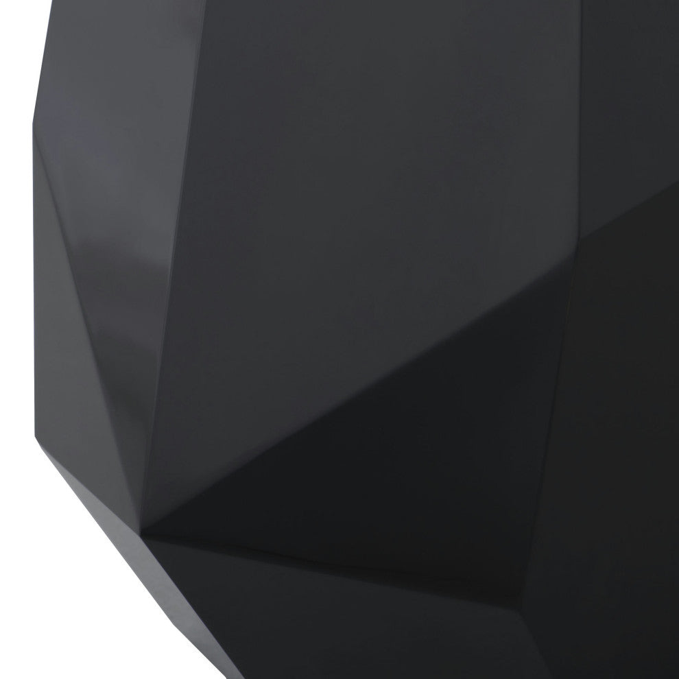 Gio Black Wood Side Table