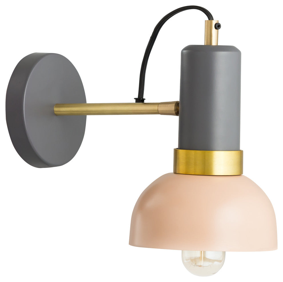 Juku Blush/Grey Wall Sconce