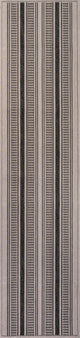 Haynes Modern Double Stripe Indoor/Outdoor Area Rug, Cream/Black, 2x8