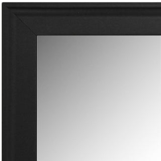 Morgan Framed Wall Mirror, Black, 26"x32"