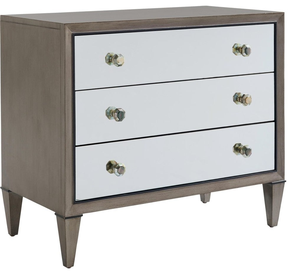 Divonne Mirrored Nightstand