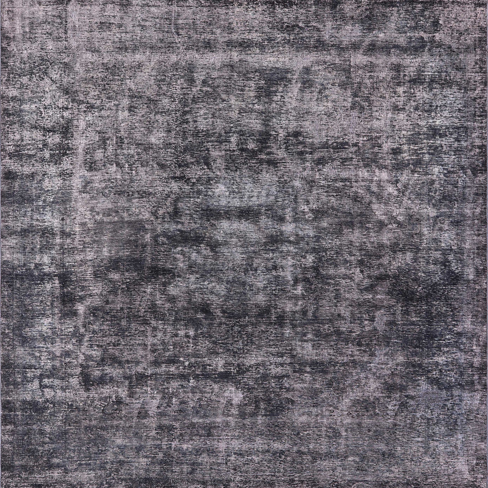 Ahgly Company Indoor Square Mid-Century Modern Area Rugs, 7' Square