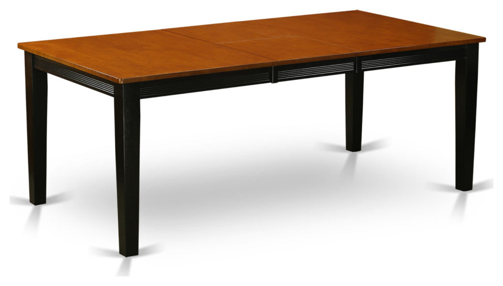 Qulg5-Bch-W, 5-Piece Set With Table and 4 Chairs, Black/Cherry