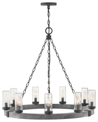 Hinkley Lighting 29208 Sawyer 120v 9 Light 30"W Outdoor Wrought - Sequoia