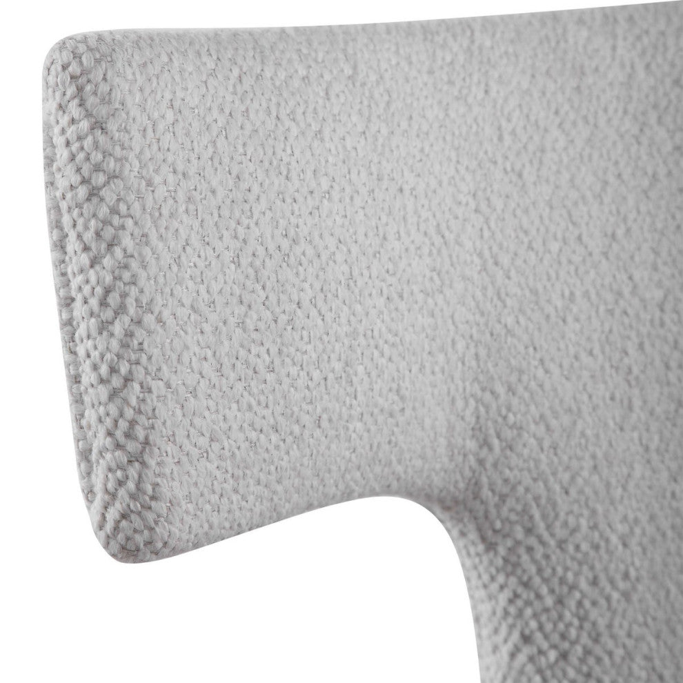 Mid Century Off White Klismos Chair Accent Dining T Back Oak Legs, Set of 2