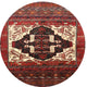Ahgly Company Indoor Round Traditional Area Rugs, 3' Round