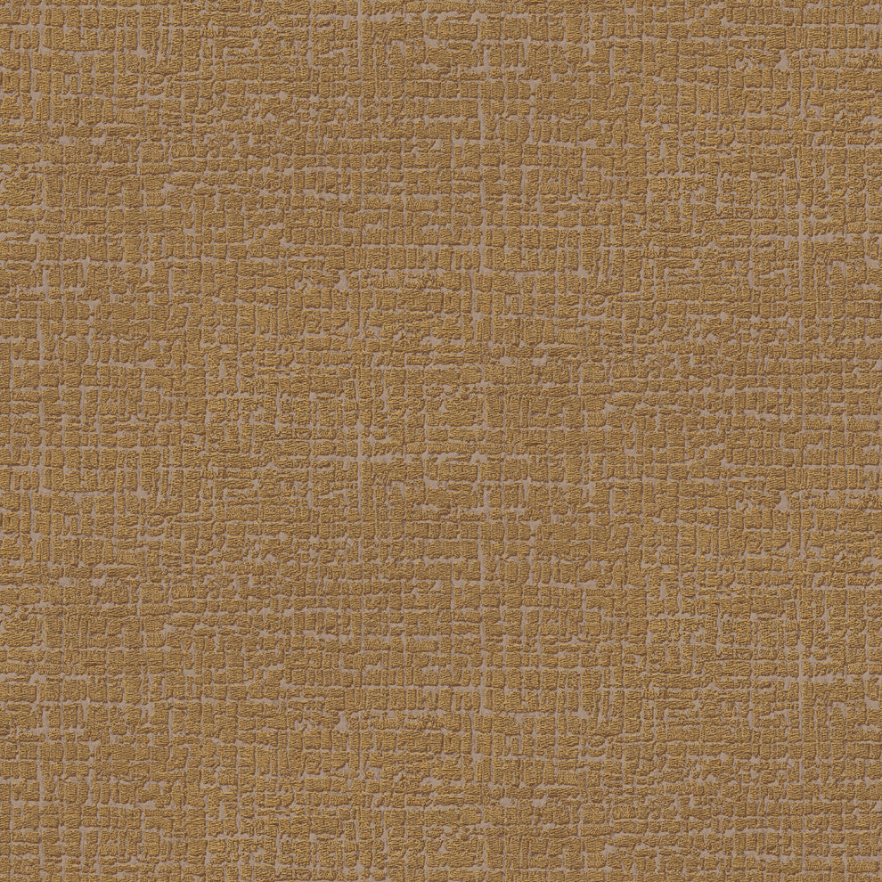 Modern Textured Wallpaper, Mat Pattern, DE120105, Brown Camel, 1 Roll