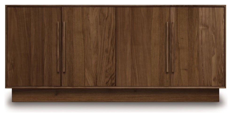 Copeland Moduluxe 29" 4 Door Dresser, Natural Walnut
