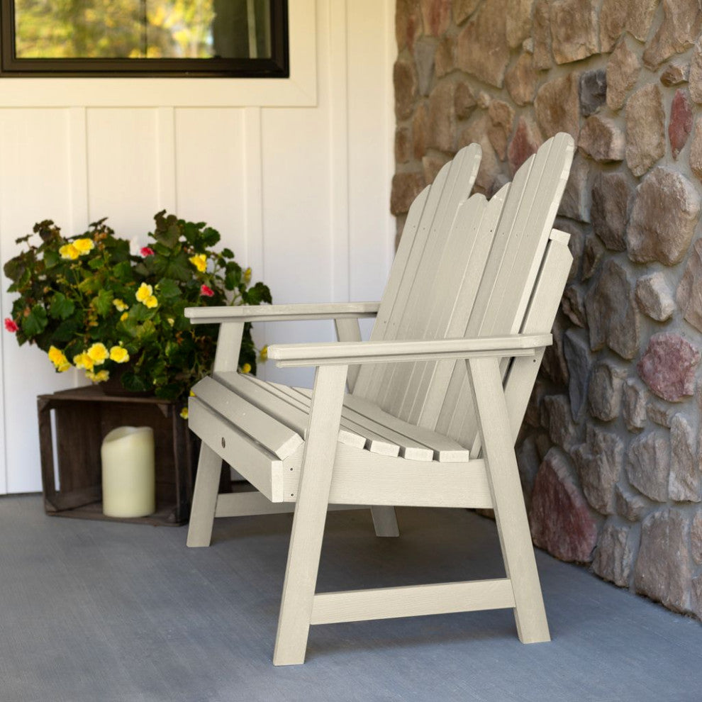 Hamilton 4' Dining Height Bench, Whitewash