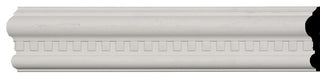 3 1/8"H x 7/8"P x 96"L Windsor Dentil Chair Rail
