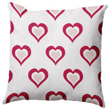 Burnin' Love Decorative Throw Pillow, Bold Pink, 26"x 26"