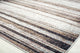 Jade Gazey Brown Stripe Contemporary Brown Recycled Area Rug, 2'6" X 4'
