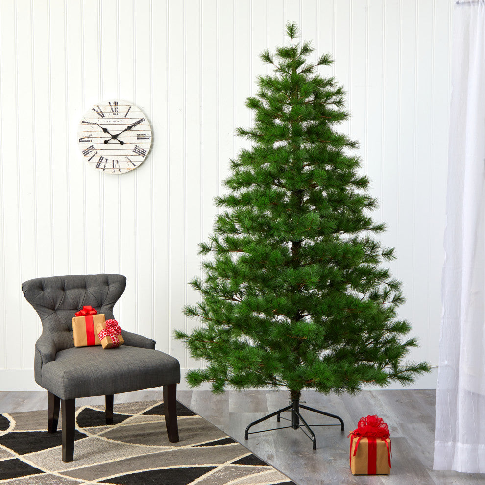 7ï¿½ Yukon Mixed Pine Artificial Christmas Tree with 1104 Bendable Branches