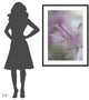 "In Pink Delight" Framed Digital Print by Heidi Westum, 33x44"