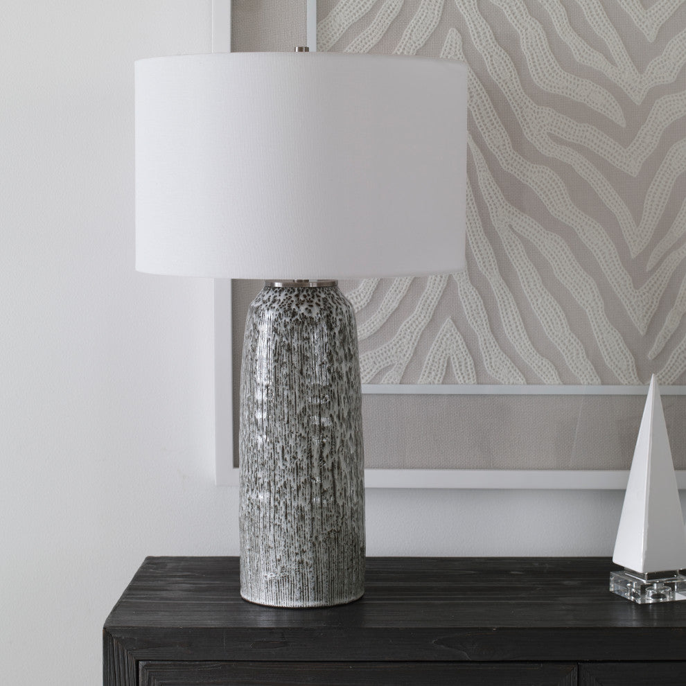 Uttermost - 30061-1 - One Light Table Lamp - Static - Brushed Nickel
