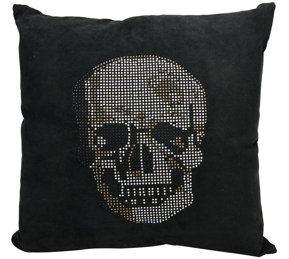 Mina Victory L1293 Throw Pillow, Black, 18" x 18"