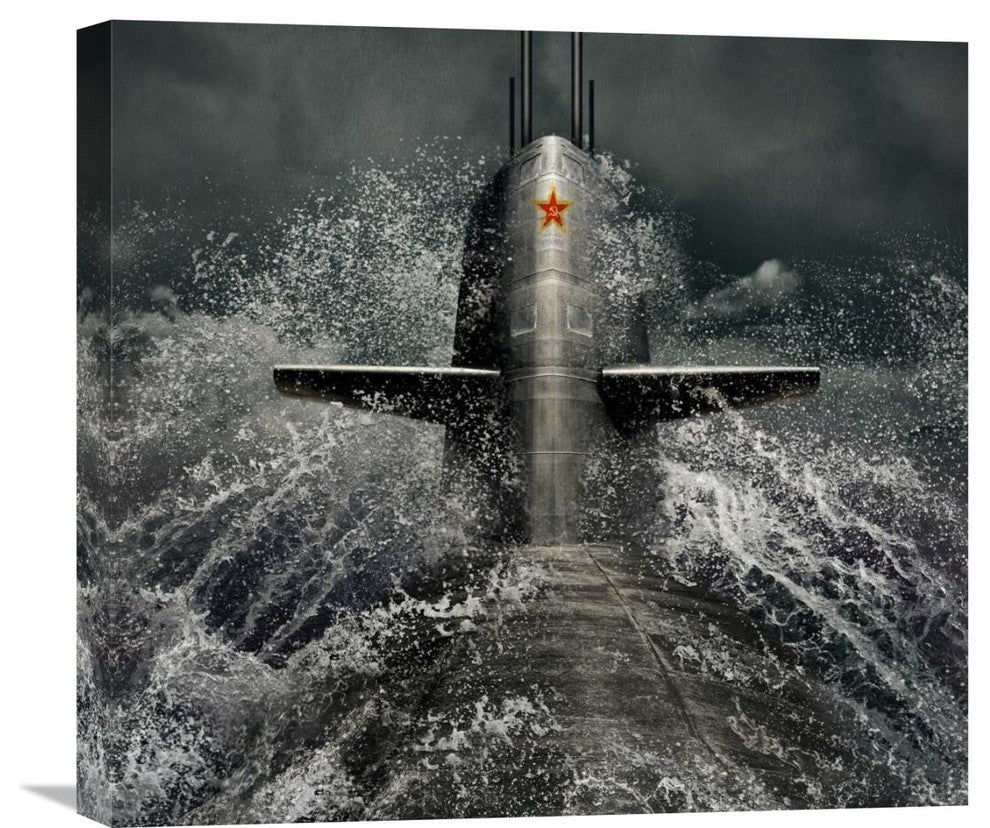 "Submarine" Stretched Canvas Giclee by Dmitry Laudin, 22"x20"