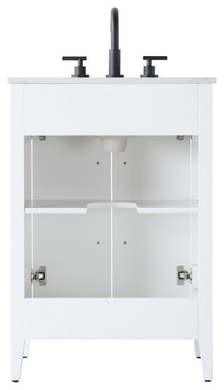 Elegant Lighting VF29324 Millie 24" - Gray